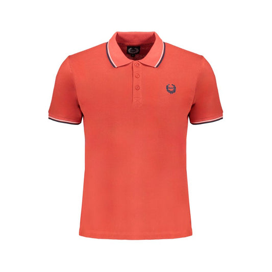 Polo rouge en coton de Gianmarco Venturi