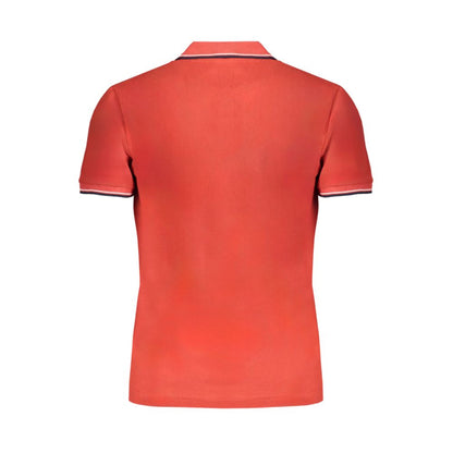 Polo rouge en coton de Gianmarco Venturi