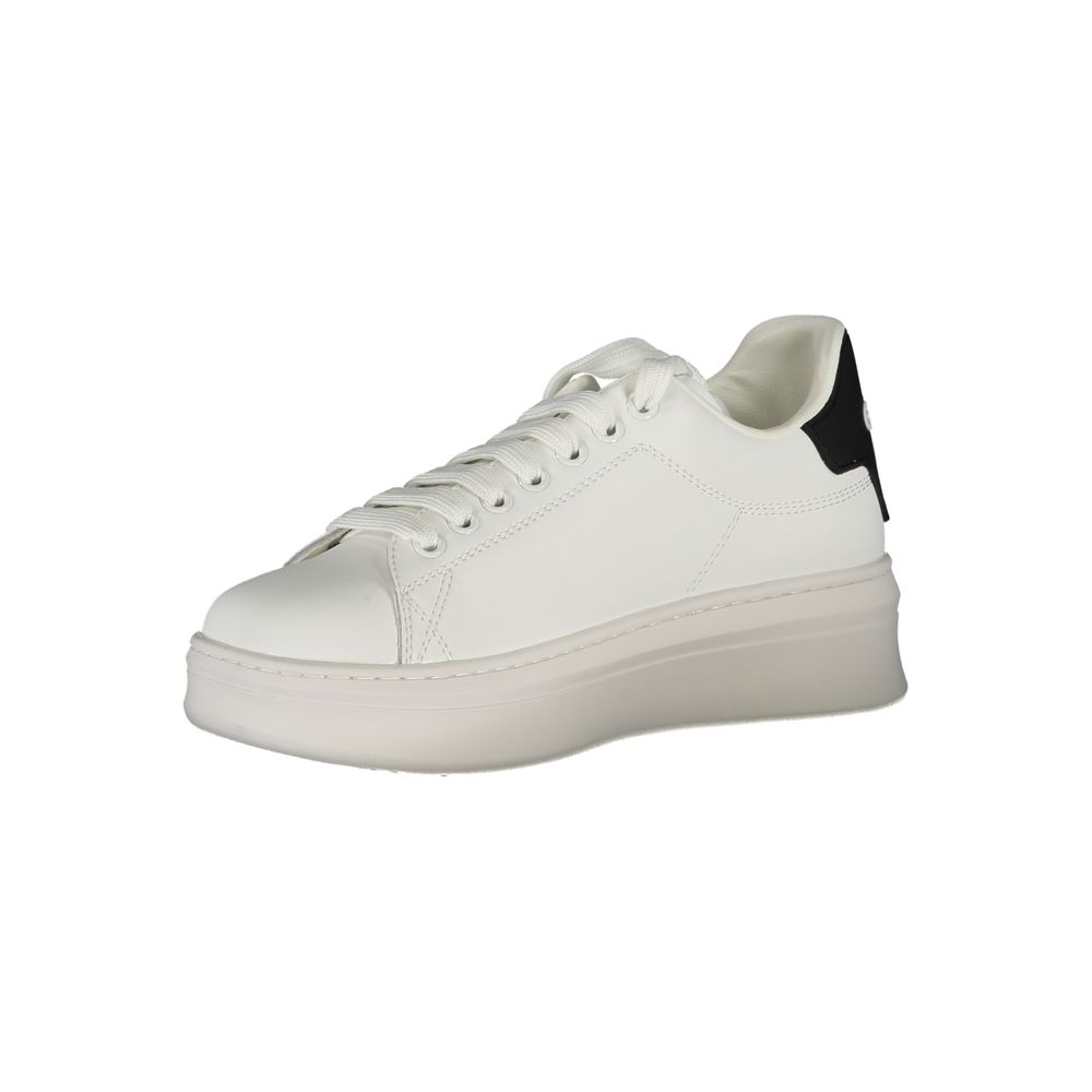 Gaelle Paris Bianco Poliuretano Women's Sneakers - Bold Urban Style