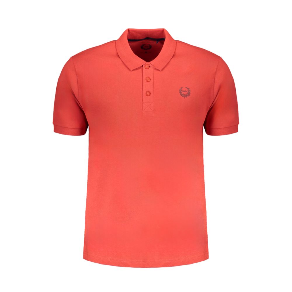 Gianmarco Venturi Red Cotton Polo Shirt