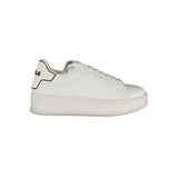 Gaelle Paris Bianco Poliuretano Women Sneaker - Élégance et Confort