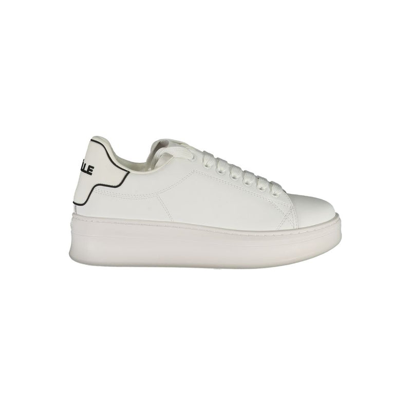 Gaelle Paris Bianco Poliuretano Women Sneaker - Élégance et Confort