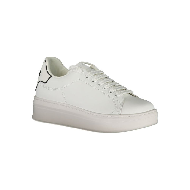 Gaelle Paris Bianco Poliuretano Women Sneaker - Élégance et Confort