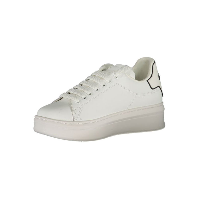 Gaelle Paris Bianco Poliuretano Women Sneaker - Élégance et Confort