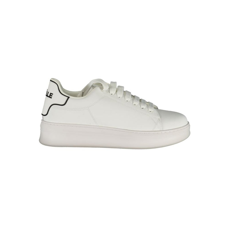 Gaelle Paris Bianco Poliuretano Men Sneaker - Comfort et Style