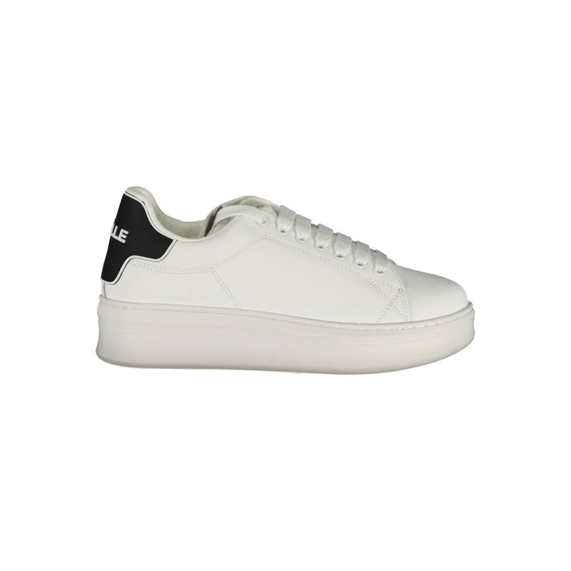 Gaelle Paris Bianco Poliuretano Women Sneaker - Chic Comfort