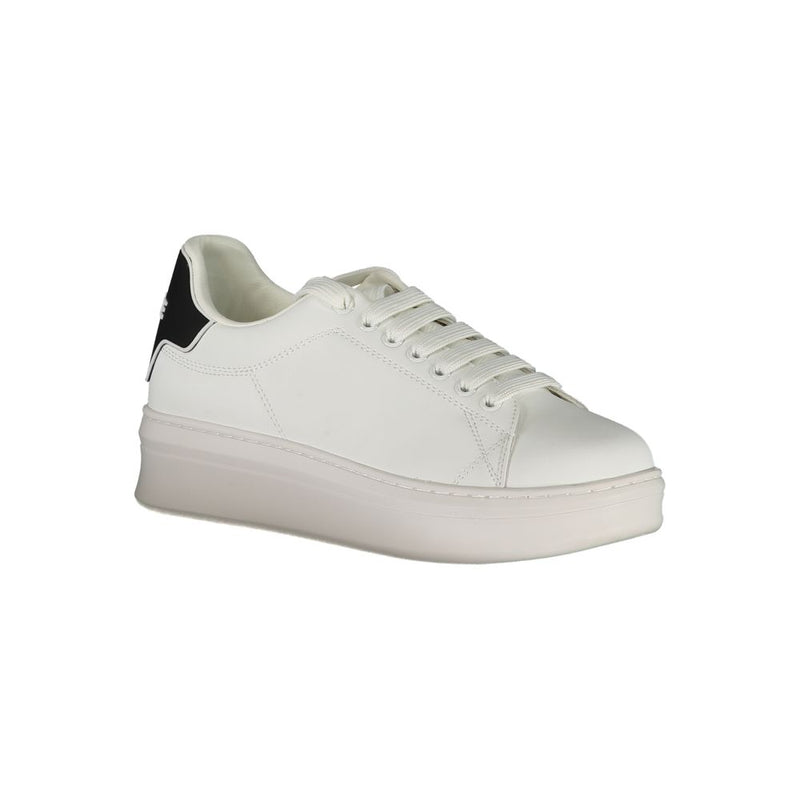Gaelle Paris Bianco Poliuretano Women Sneaker - Chic Comfort