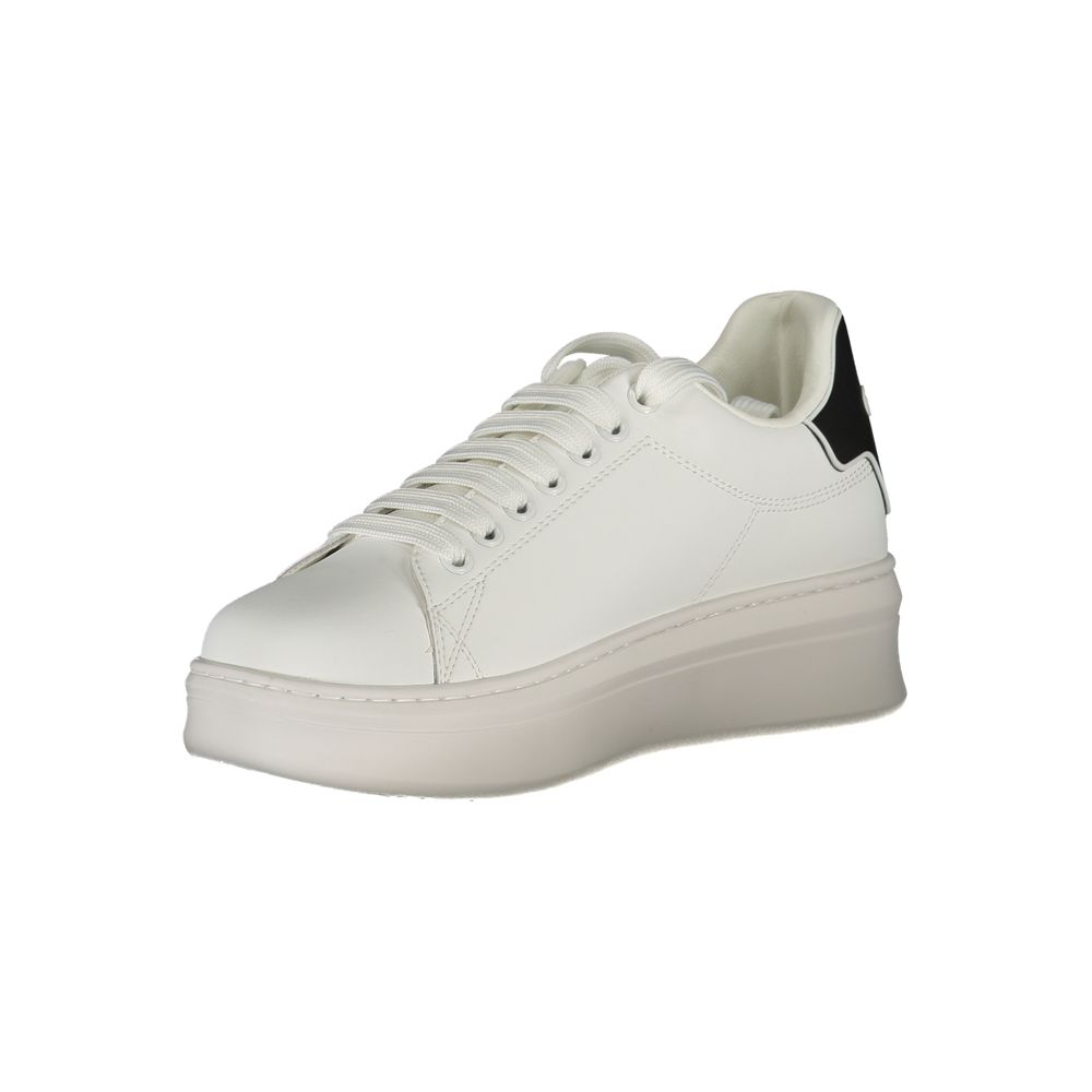 Gaelle Paris Bianco Poliuretano Women Sneaker - Chic Comfort