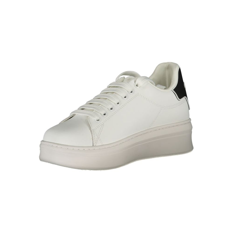 Gaelle Paris Bianco Poliuretano Women Sneaker - Chic Comfort