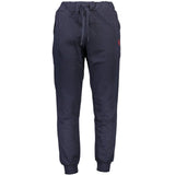 Pantalon en Coton Bleu Gianmarco Venturi