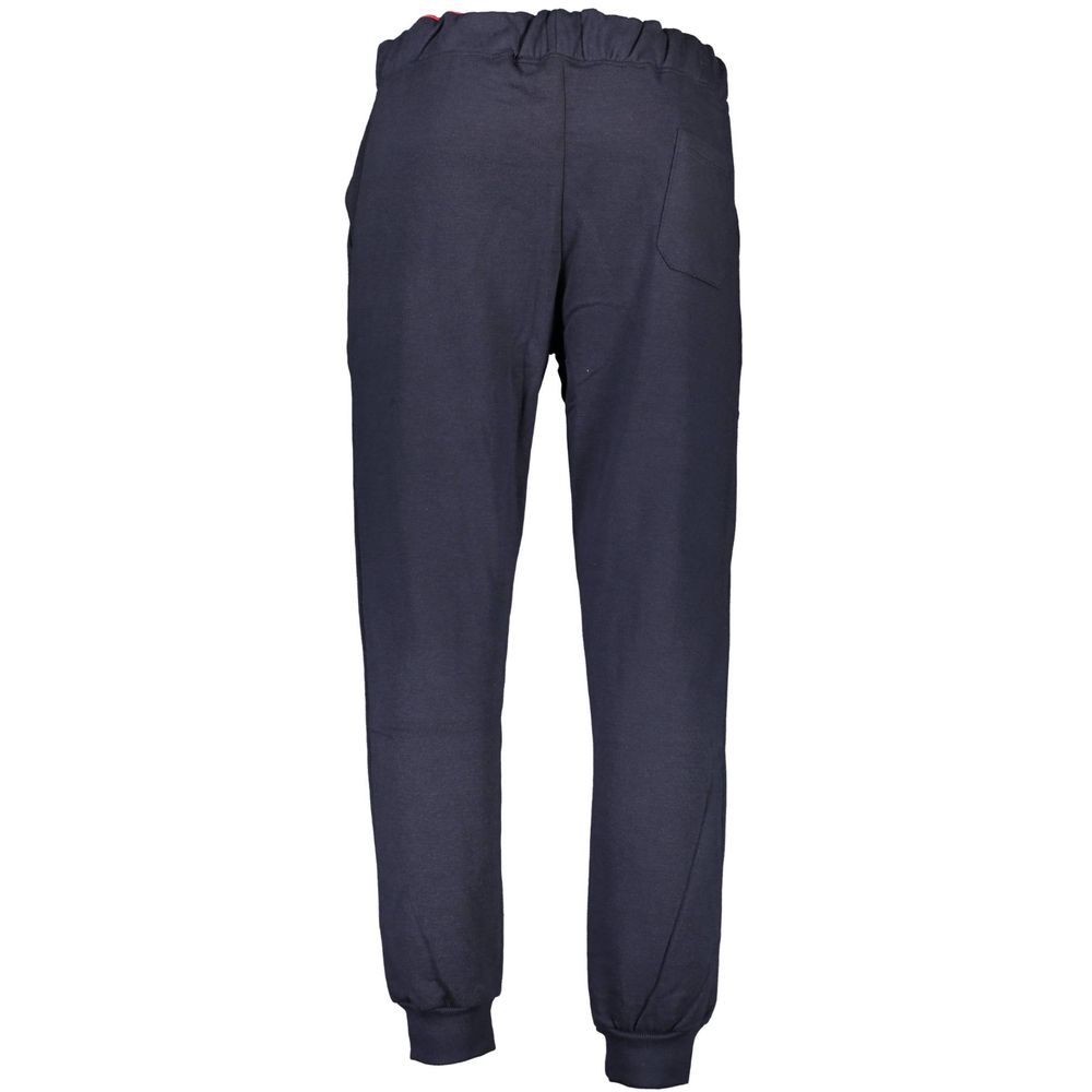 Pantalon en Coton Bleu Gianmarco Venturi
