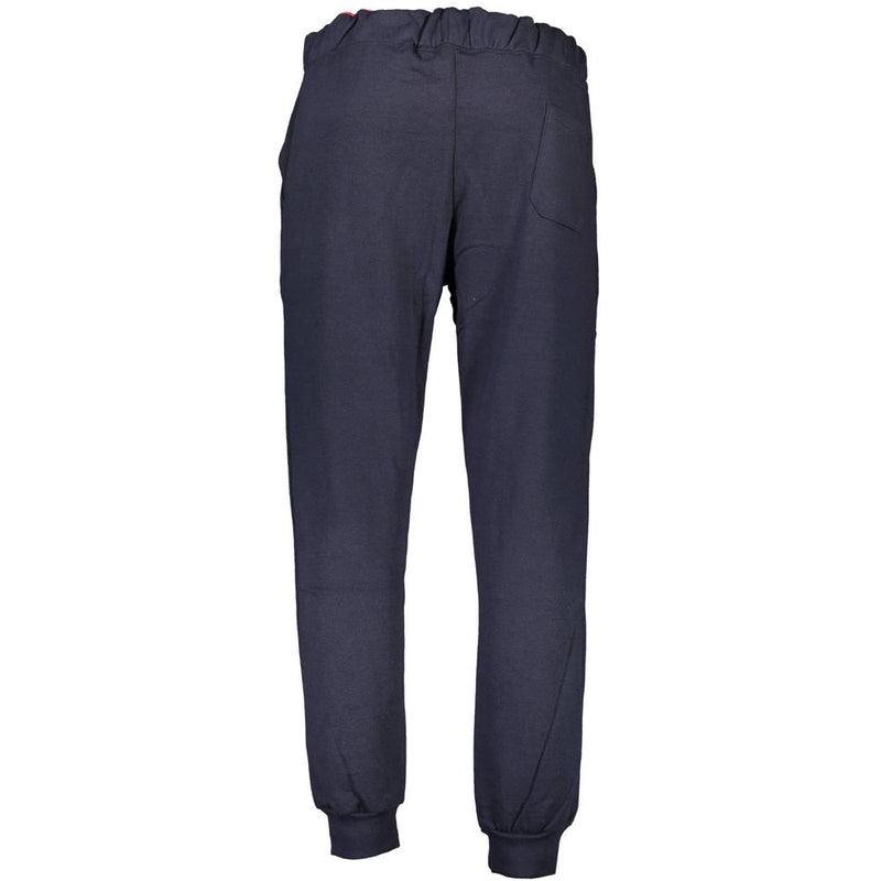 Pantalon en Coton Bleu Gianmarco Venturi
