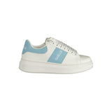 Gaelle Paris White Polyurethane Women Sneaker - Chic Comfort