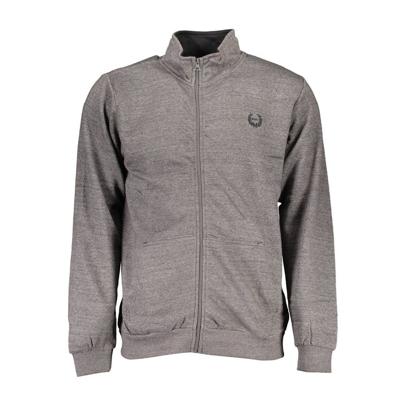Gianmarco Venturi Sweatshirt en Coton Gris avec Logo