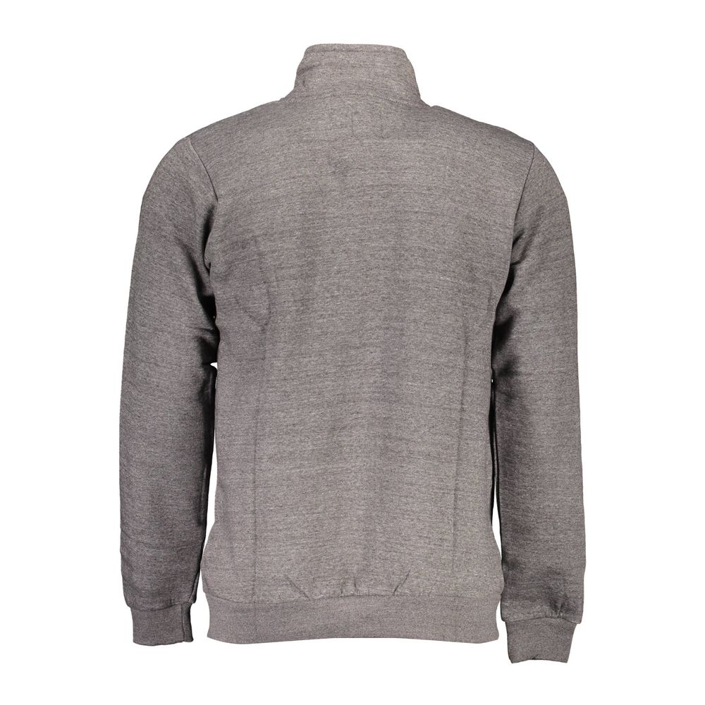 Gianmarco Venturi Sweatshirt en Coton Gris avec Logo