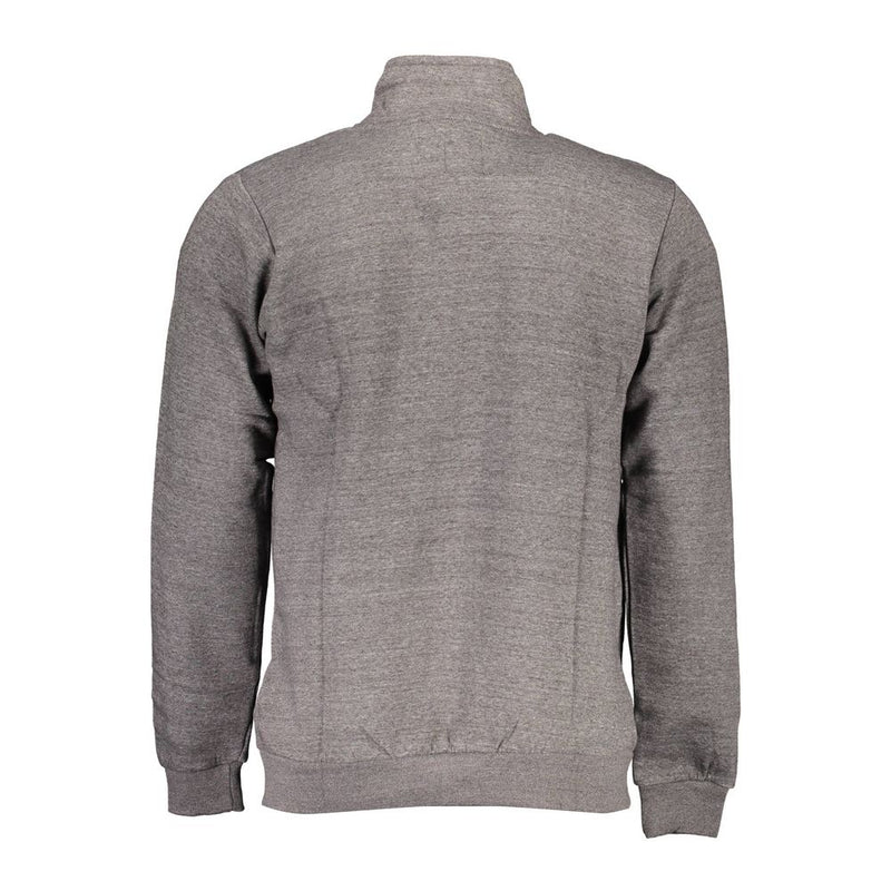 Gianmarco Venturi Sweatshirt en Coton Gris avec Logo