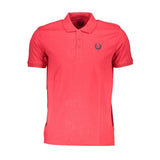 Polo Rouge en Coton Gianmarco Venturi