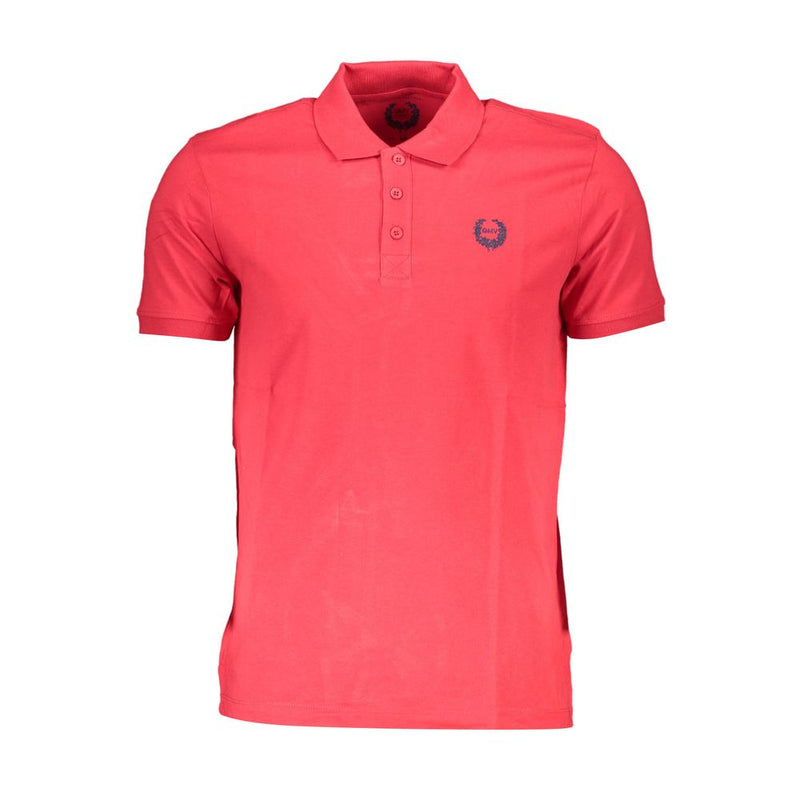 Polo Rouge en Coton Gianmarco Venturi