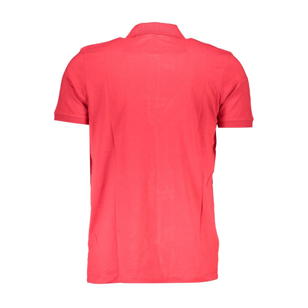 Polo Rouge en Coton Gianmarco Venturi