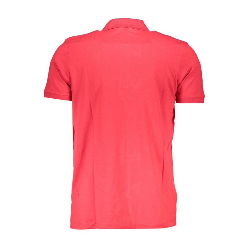 Polo Rouge en Coton Gianmarco Venturi