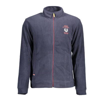 Sweat-shirt en polyester bleu de Gianmarco Venturi