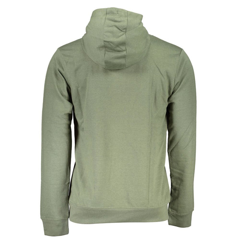 Gianmarco Venturi Sweatshirt en Coton Vert avec Capuche