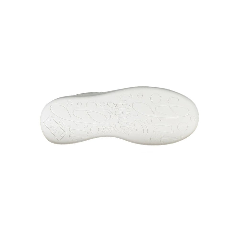 Gaelle Paris White Polyurethane Women Sneaker - Stylish Comfort