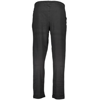 Pantalon en coton noir de Gianmarco Venturi