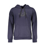 Gianmarco Venturi Sweatshirt en Coton Bleu avec Capuche