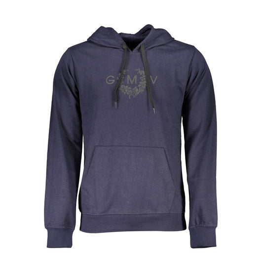 Sweatshirt en coton bleu de Gianmarco Venturi