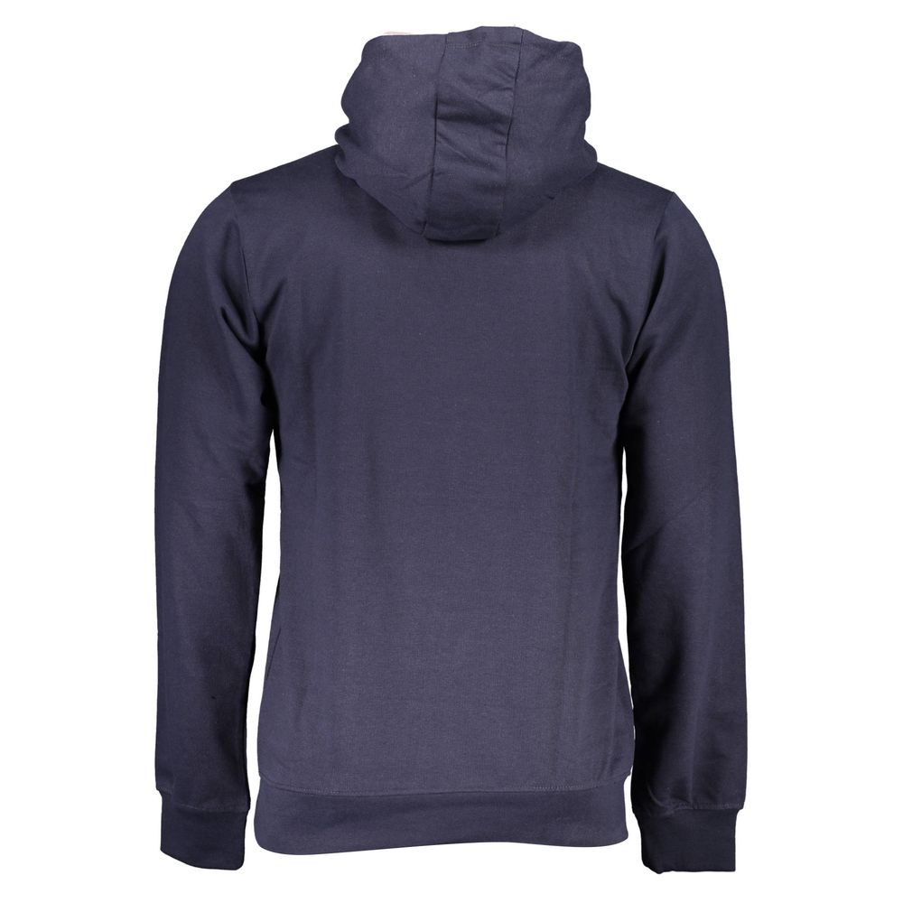 Gianmarco Venturi Sweatshirt en Coton Bleu avec Capuche