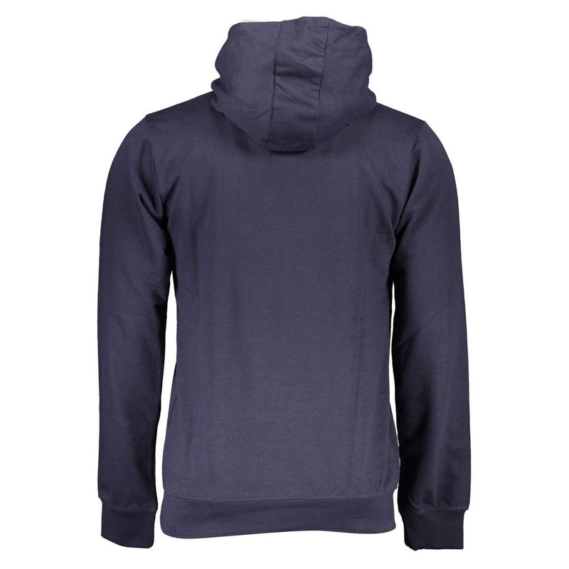 Gianmarco Venturi Sweatshirt en Coton Bleu avec Capuche