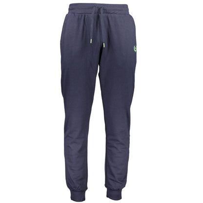 Pantalon en coton bleu de Gianmarco Venturi