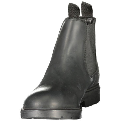 Lumberjack Nero Pelle Men Stivaletto