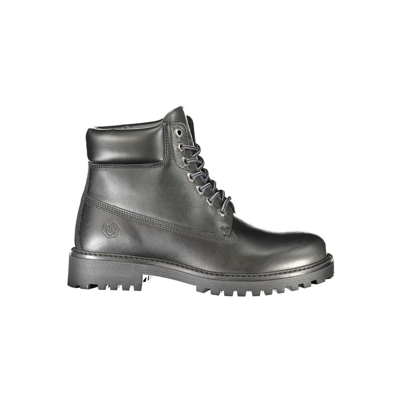 Lumberjack RIVER 2 Black Leather Men's Lace-Up Boots