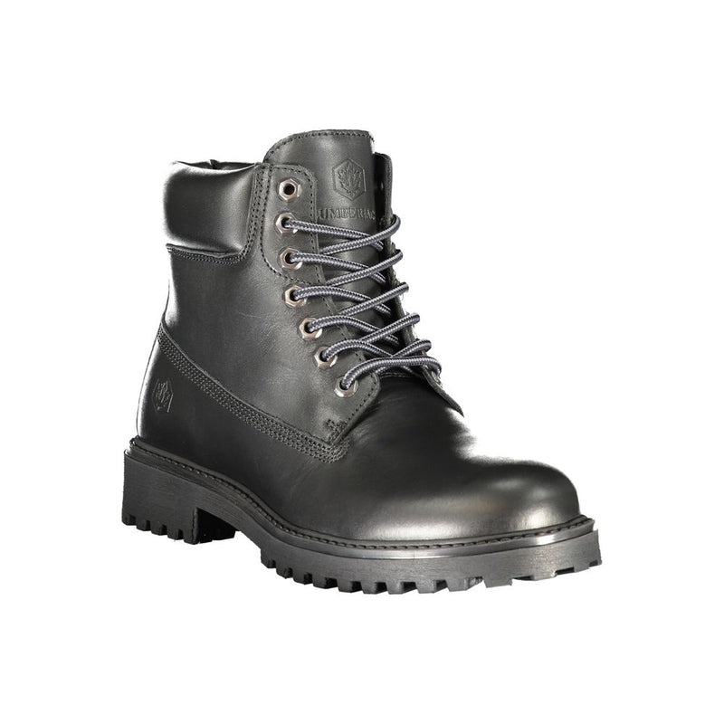 Lumberjack RIVER 2 Black Leather Men's Lace-Up Boots