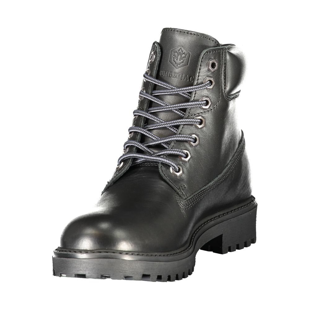 Lumberjack RIVER 2 Black Leather Men's Lace-Up Boots