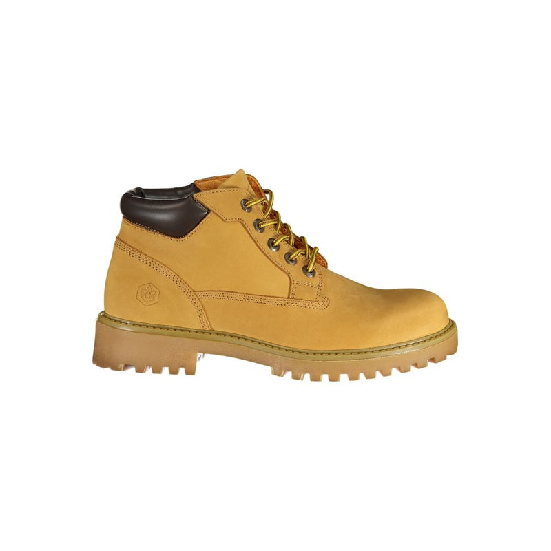 Lumberjack RIVER 2 Bottes en Cuir Jaunes à Lacets pour Hommes