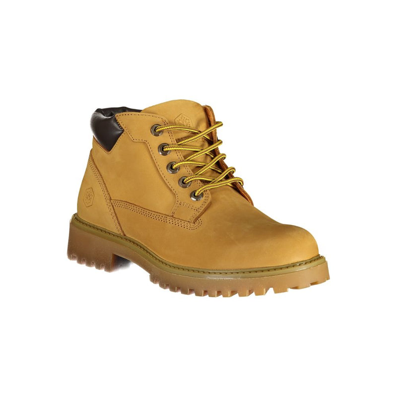 Lumberjack RIVER 2 Bottes en Cuir Jaunes à Lacets pour Hommes