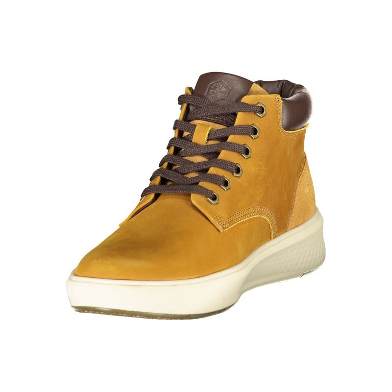 Lumberjack Virgil Yellow Lace-Up Sneakers for Men