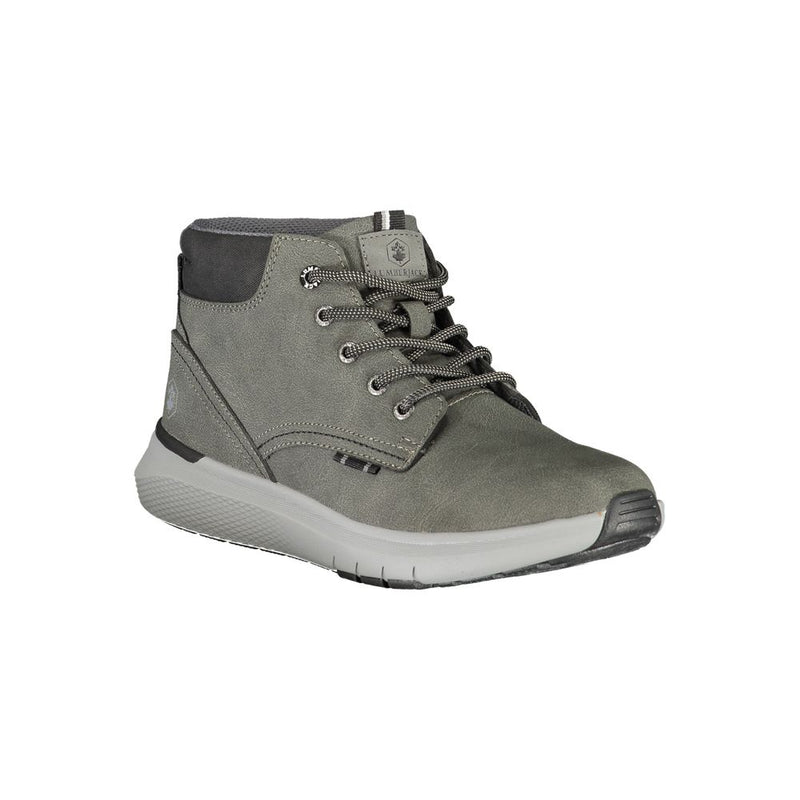 Lumberjack Neil Lace-Up Boots for Men - Durable Grey Footwear