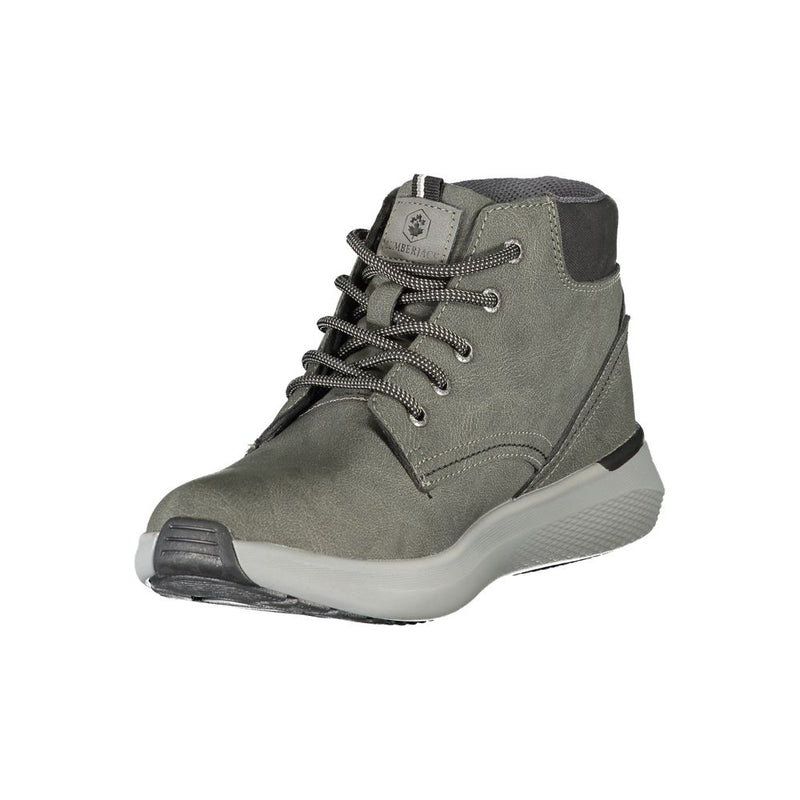 Lumberjack Neil Lace-Up Boots for Men - Durable Grey Footwear
