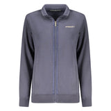 Freddy Blue Cotton Women Sweatshirt - Stylish Comfort