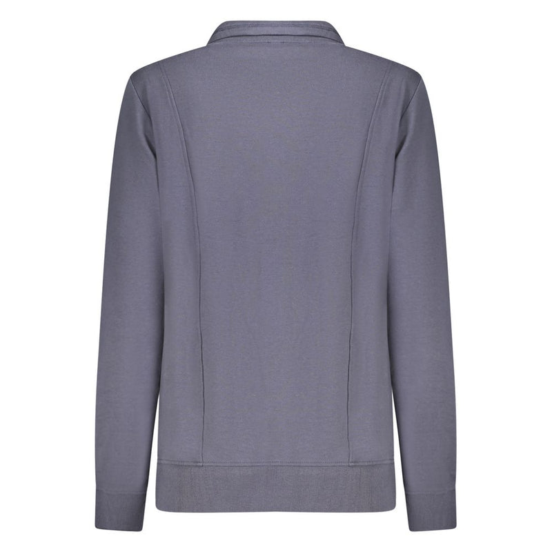 Freddy Blue Cotton Women Sweatshirt - Stylish Comfort