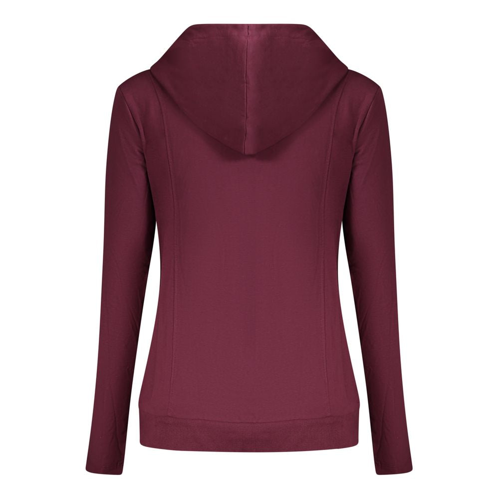 Freddy Viola Cotton Women Hoodie - Chic Purple Comfort