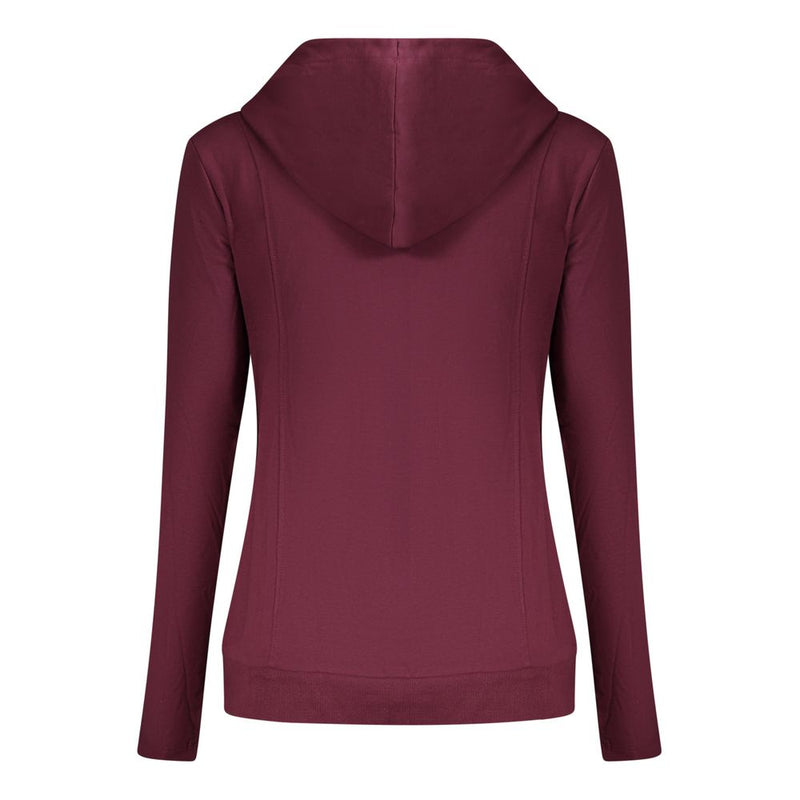 Freddy Viola Cotton Women Hoodie - Chic Purple Comfort