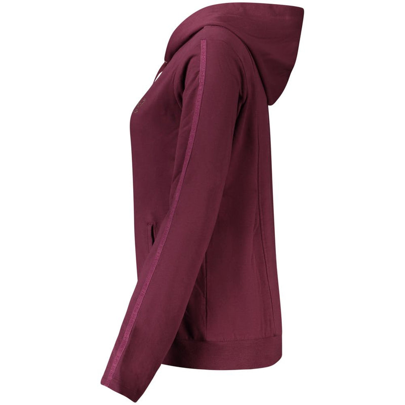 Freddy Viola Cotton Women Hoodie - Chic Purple Comfort