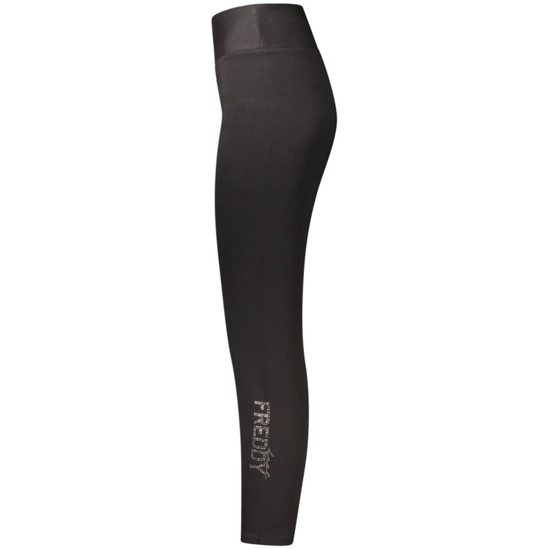Freddy Nero Cotton Women's Trousers - Chic Black Athletic Pants