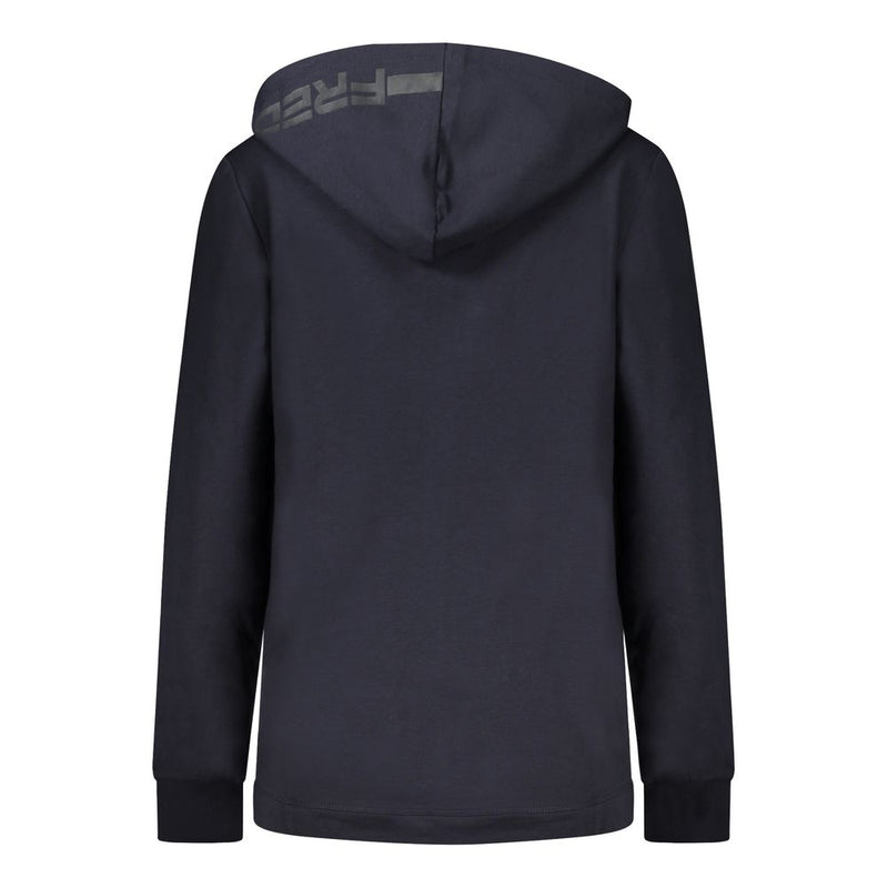 Freddy Blu Cotton Women Sweatshirt with Rhinestones