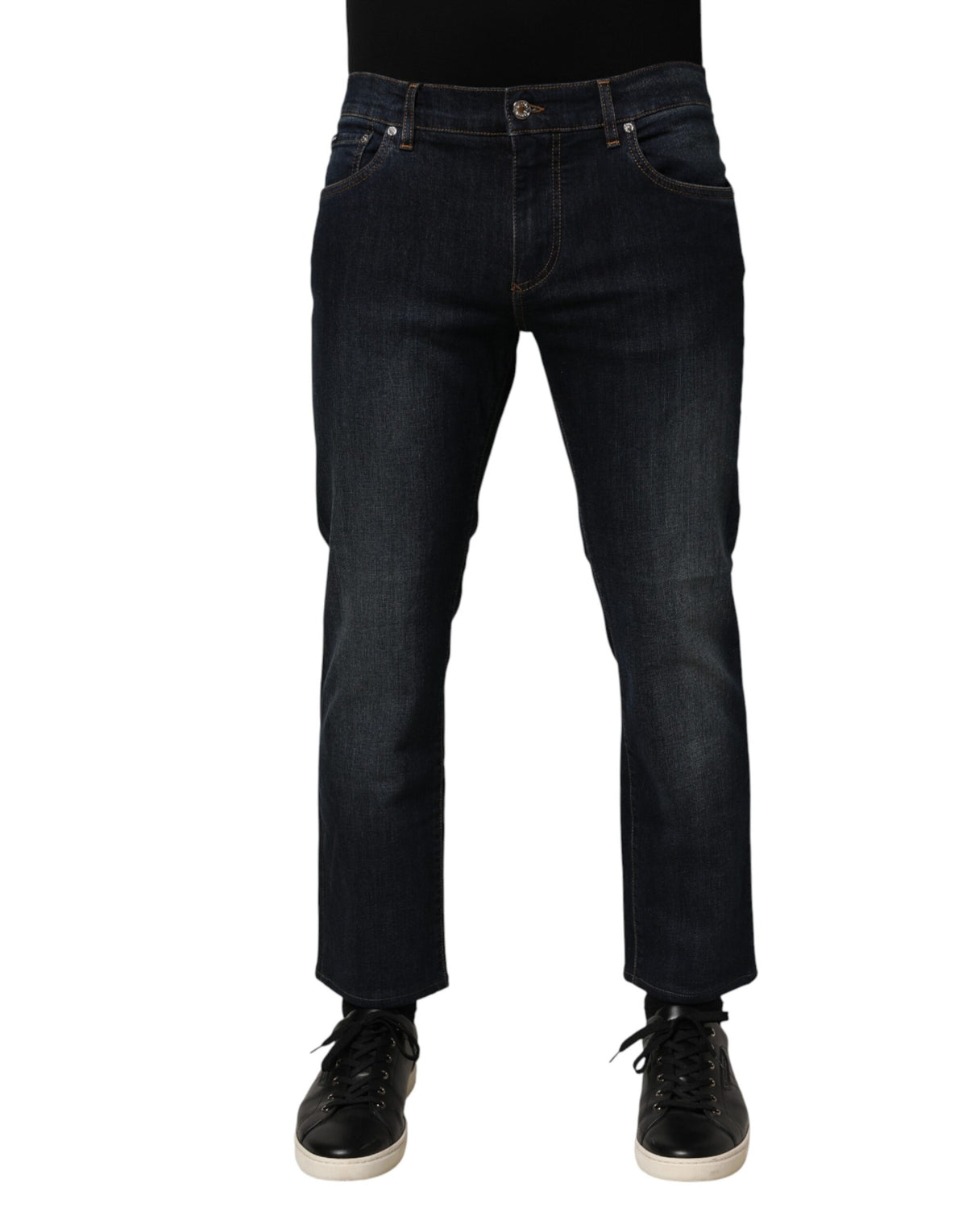 Jean skinny en coton bleu foncé pour homme de Dolce &amp; Gabbana
